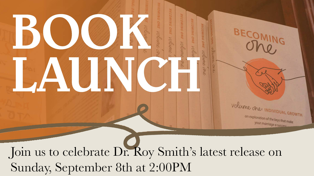 Book Launch for Becoming One on September 8th at 2:00PM.