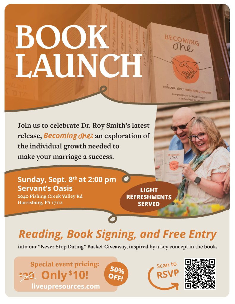 Becoming One Book Launch on September 8th 2024 at 2:00pm.