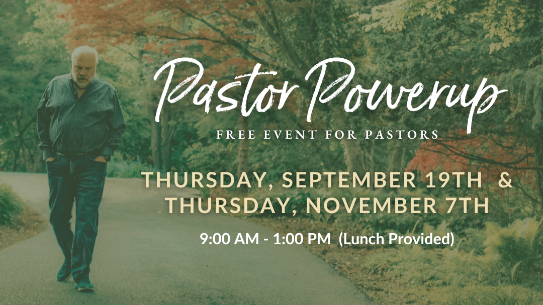 Pastor Powerup Event at Servant's Oasis.