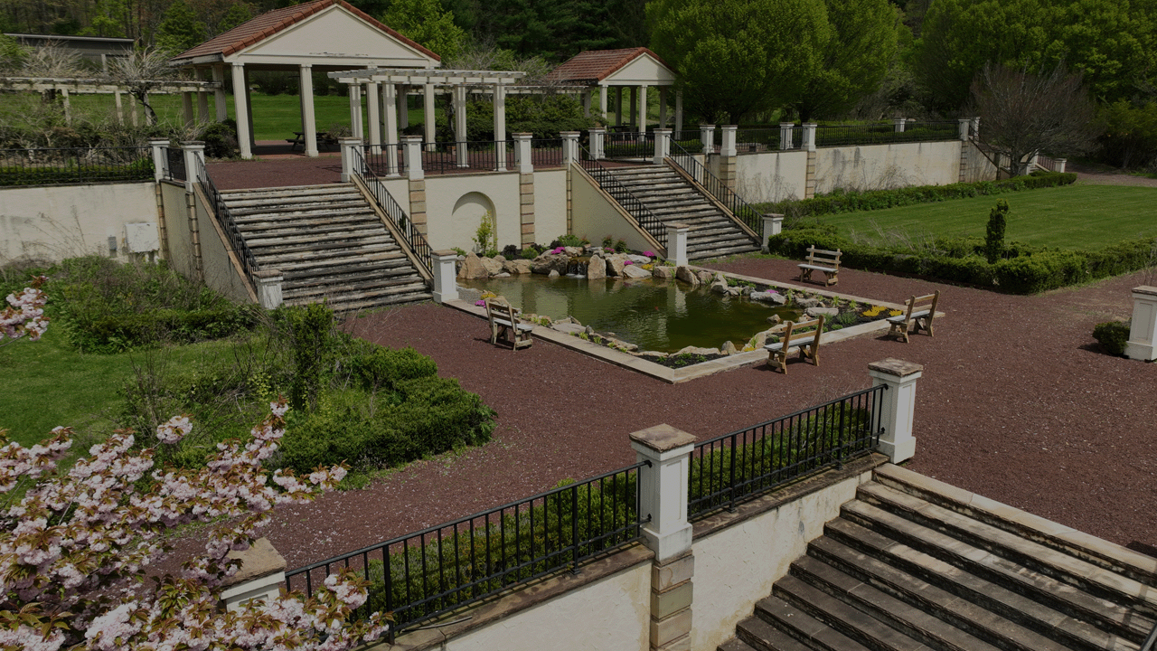 The agape gardens at Servant's Oasis.