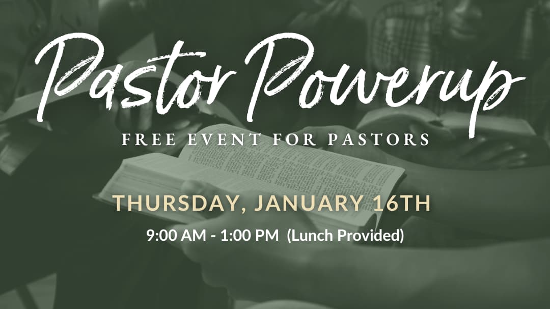 Pastor Powerup "Married Well" on January 16th from 9am to 1pm.